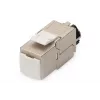 DIGITUS CAT6a Keystone Jack - geschirmt, werkzeugfreier Anschluss - intelligenter Kabelmanager - 24 Stück