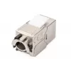 DIGITUS CAT6a Keystone Jack - geschirmt, werkzeugfreier Anschluss - intelligenter Kabelmanager - 24 Stück
