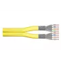 DIGITUS Installationskabel - CAT 7A - S/FTP - AWG 22/1 Duplex - 500m - gelb - Dca-s1a d1 a1