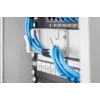 DIGITUS Modular Patch Panel, geschirmt 12-Port, Blank, 1U, 254mm (10 Zoll) Rack-Montage Farbe schwarz RAL 9005