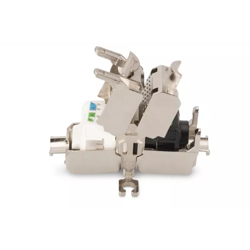 DIGITUS Feldabschlusskoppler CAT6A, 500 MHz für AWG 22-26, vollständig geschirmtes Keystone-Design, 26x35x80 mm