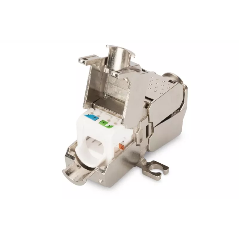 DIGITUS Feldabschlusskoppler CAT6A, 500 MHz für AWG 22-26, vollständig geschirmtes Keystone-Design, 26x35x80 mm