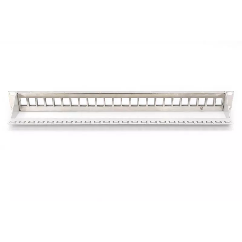 DIGITUS Modulares Patchpanel für Keystone Jack, 1U Rack-Montage – unbestückt
