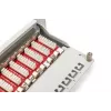 DIGITUS CAT6A Patchpanel, geschirmt, 12-Port Beschriftungsfeld, 1U, 10 Zoll Rackmontage, grau RAL 7035