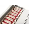 DIGITUS CAT6A Patchpanel, geschirmt, 12-Port Beschriftungsfeld, 1U, 10 Zoll Rackmontage, grau RAL 7035