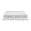 DIGITUS CAT6A Patchpanel, geschirmt, 12-Port Beschriftungsfeld, 1U, 10 Zoll Rackmontage, grau RAL 7035