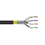 DIGITUS Installationskabel - CAT 7A - S/FTP - AWG 22/1 simplex - 500m - gelb - Dca-s1a d1 a1