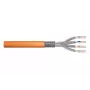 DIGITUS Installationskabel - Cat 7 - S/FTP - AWG 23/1 Simplex - 1000 m - orange