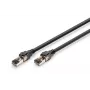 DIGITUS Patchkabel - Kat. 8.1 - S/FTP - AWG 24/7 - 5m - Schwarz