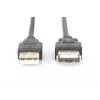 DIGITUS USB 2.0 Verlängerungskabel, Typ A Stecker/Buchse, 2m, USB 2.0 konform, Schwarz
