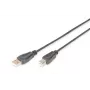 DIGITUS USB 2.0 Kabel Typ A-B M/m 3m USB 2.0 konform
