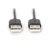 DIGITUS USB-Verbindungskabel Typ A M/m 1,8 m USB 2.0 kompatibel