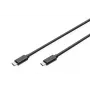 DIGITUS ASSMANN USB Type-C Verbindungskabel, Typ C auf C M/M, 2m High-Speed Schwarz
