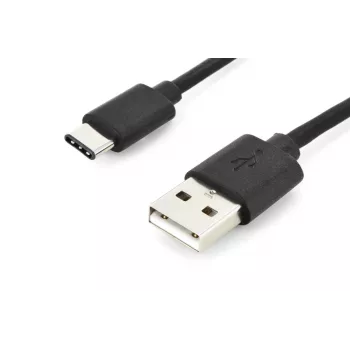 DIGITUS ASSMANN USB Typ-C Verbindungskabel, Typ-C auf A M/M, 2m 3A, 480MB, 2.0 Version, schwarz