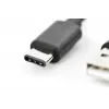 DIGITUS ASSMANN USB Typ-C Verbindungskabel, Typ-C auf A M/M, 2m 3A, 480MB, 2.0 Version, schwarz