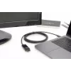DIGITUS USB Type-C-Adapterkabel, Type-C auf DP M/M, 2 m 4K/60 Hz, 32,4 Gbit/s, CE, schwarz