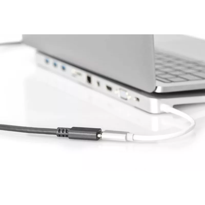 DIGITUS USB Typ-C Verlängerungskabel, Typ C M/F, 2 m Full-Featured, Gen2, 3A, 10 Gbit/s, Version 3.1, CE