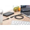 DIGITUS USB Typ-C Verlängerungskabel, Typ C M/F, 2 m Full-Featured, Gen2, 3A, 10 Gbit/s, Version 3.1, CE