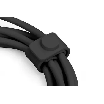 DIGITUS USB Silikon-Ladekabel USB-C - Lightning USB 2.0 60W - 1m schwarz