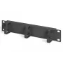 DIGITUS 10 Zoll Kabelmanagement-Panel 1HE 3x Kabelringe schwarz