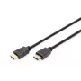 DIGITUS HDMI Premium High Speed Verbindungskabel, Typ A M/M, 2m mit Ethernet, Ultra HD 60p, schwarz
