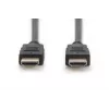 DIGITUS HDMI Premium High Speed Verbindungskabel, Typ A M/M, 1m mit Ethernet, Ultra HD 60p, schwarz