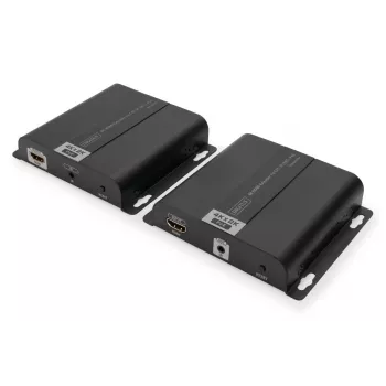 DIGITUS 4K HDMI Extender Set over IP/CAT 5, 6 (120 m) komplett POE-gespeist, UHD 4K/30Hz
