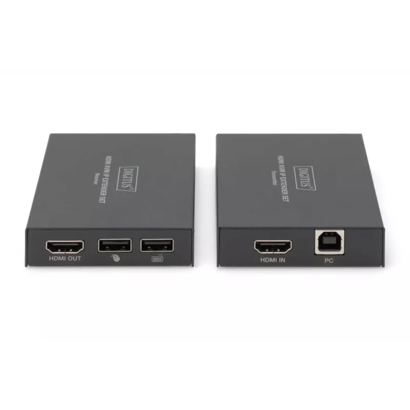 AV-Sender & -Empfänger, Digitus, HDMI KVM IP Extender Set, 1920 x 1200 Pixel, 150 m