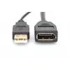 Digitus 4K HDMI-Adapter HDMI auf DisplayPort 0,2 m HDMI Typ A USB