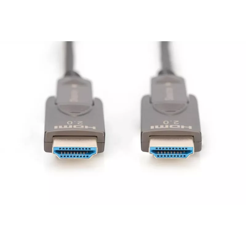 Digitus 4K HDMI AOC Hybrid-Glasfaserkabel 10m Stecker zu Stecker 18 Gbit/s
