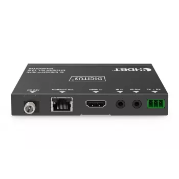 DIGITUS 4K HDBaseT Extender Set 70m PoC RS232 IR schwarz