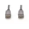 DIGITUS 4K – HDMI AOC Hybrid-Glasfaserkabel mit abnehmbarem Stecker, 20 m