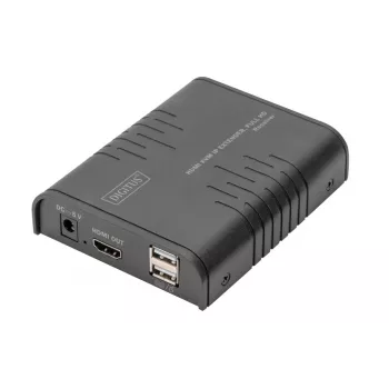 Digitus HDMI KVM IP Extender Empfänger Full HD Kabelgebunden 120m USB