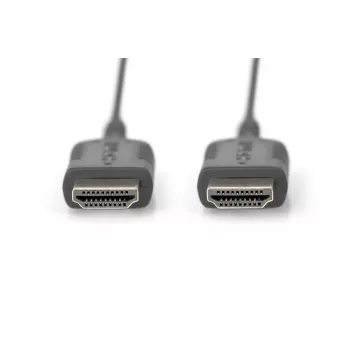 DIGITUS HDMI High Speed Verbindungskabel, Typ A, HighFlex M/M, 2,0 m, 4K Ultra HD@30Hz, aktiv, CE, Gold schwarz