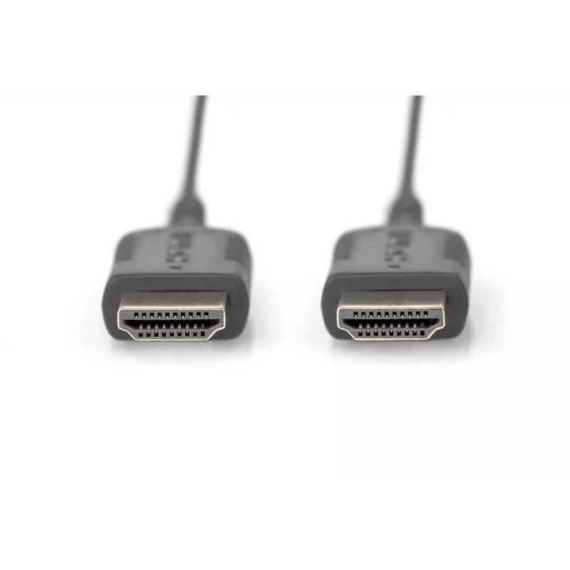DIGITUS HDMI High Speed Verbindungskabel, Typ A, HighFlex M/M, 2,0 m, 4K Ultra HD@30Hz, aktiv, CE, Gold schwarz