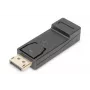 DIGITUS DisplayPort-Adapter, DP - HDMI Typ A M/W, mit Verriegelung, DP 1.1a, Full HD, CE schwarz