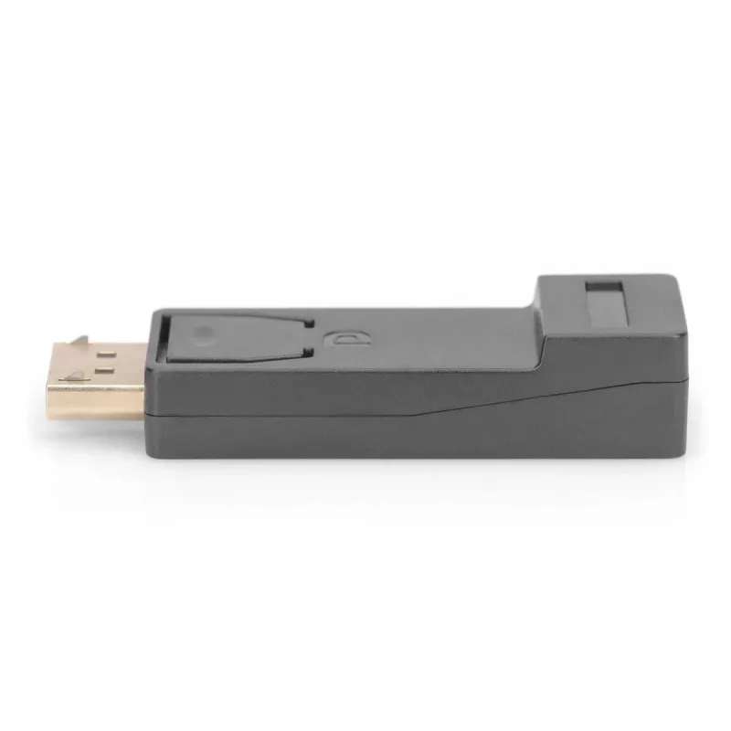 DIGITUS DisplayPort-Adapter, DP - HDMI Typ A M/W, mit Verriegelung, DP 1.1a, Full HD, CE schwarz