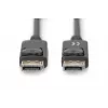 DIGITUS DisplayPort-Verbindungskabel, DP M/M, 3m mit Verriegelung, DP 1.2, Ultra HD 4K schwarz