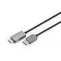 DIGITUS DP auf HDMI Adapterkabel 8K@60Hz. Aluminiumgehäuse schwarz 2 m