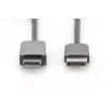DIGITUS DP auf HDMI Adapterkabel 8K@60Hz. Aluminiumgehäuse schwarz 2 m
