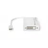 DIGITUS MiniDP auf DP HDMI+DVI Adapter 20cm DP 1.1a kompatibel weiß