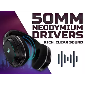 ACER Headset Predator Galea 550 - Stereo - Bluetooth