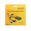 DELOCK HDMI Adapter Delock A -> DisplayPort St/Bu +USB Strom 4K