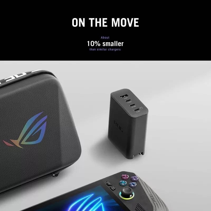 ASUS ROG 140W USB-C GaN Universal Schwarz AC Fast charging Indoor
