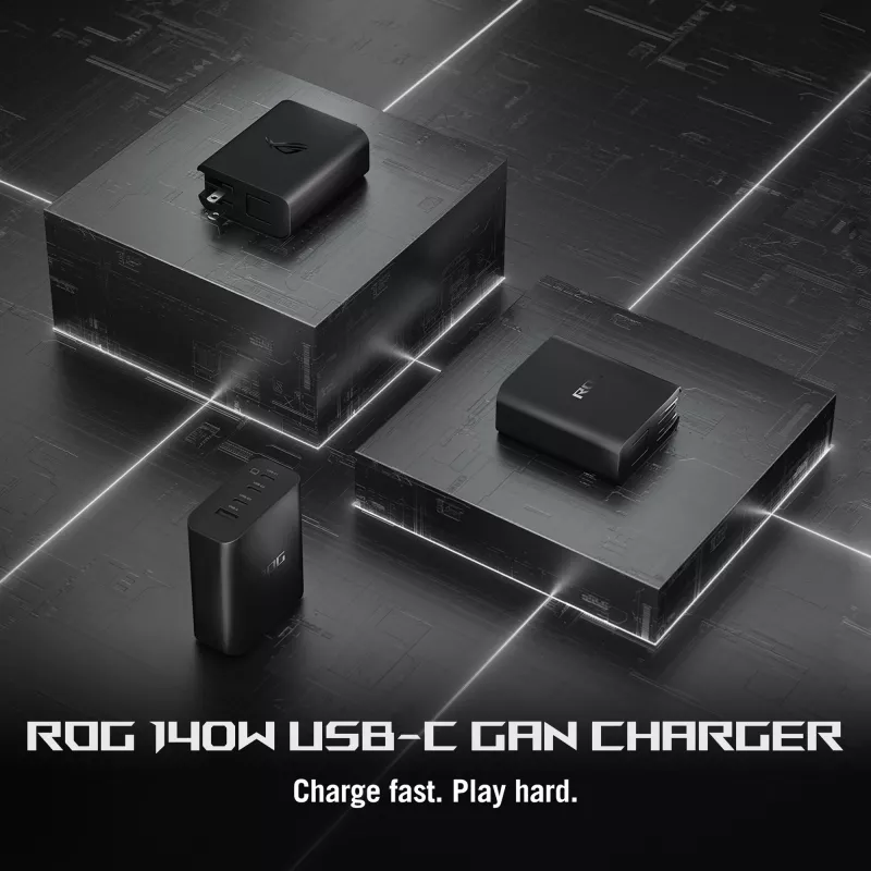 ASUS ROG 140W USB-C GaN Universal Schwarz AC Fast charging Indoor