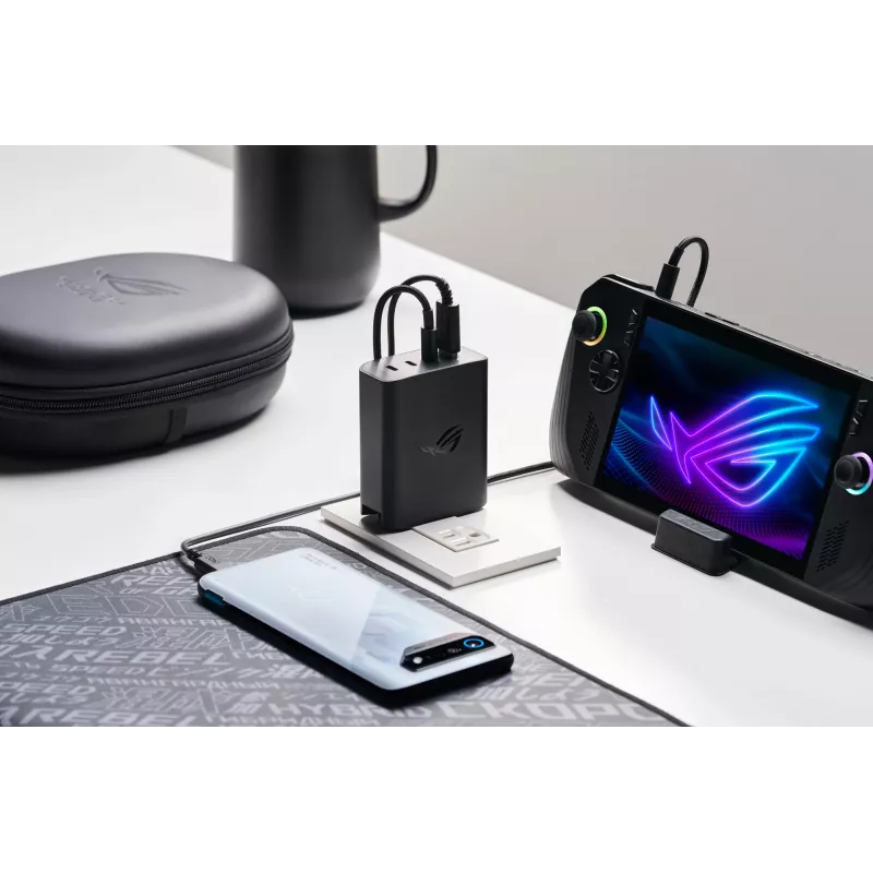 ASUS ROG 140W USB-C GaN Universal Schwarz AC Fast charging Indoor