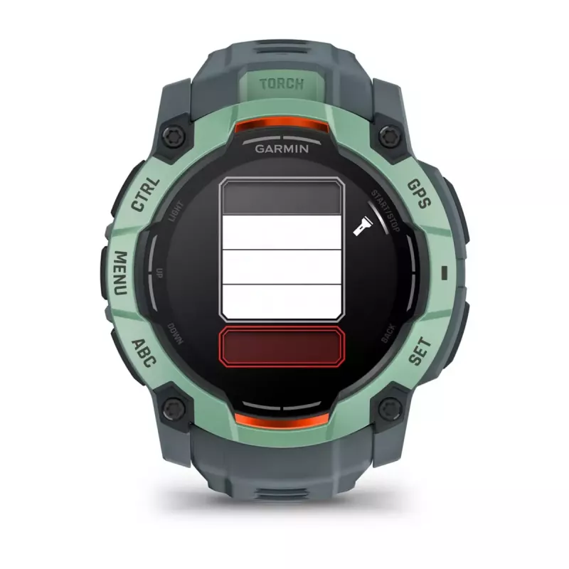 Smartwatch GARMIN Instinct 3 AMOLED — 50 mm Gehäuse, AMOLED 1,3 Zoll, GPS/GLONASS/Galileo, 10 ATM, 24-Tage-Akku