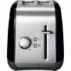 KitchenAid 5KMT2115EOB 5 2 slice(s) 1100 W Schwarz, Stainless steel