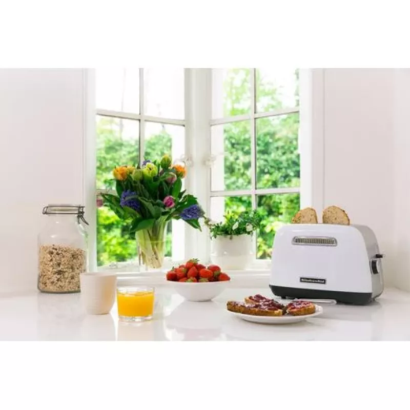 KitchenAid 5KMT2115EWH 5 2 Scheiben 1100 W Edelstahl, Weiß