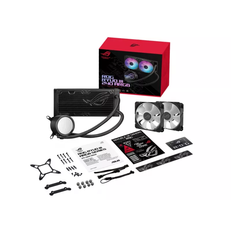 ASUS ROG Ryuo III 240 ARGB Prozessor-Flüssigkeitskühlung 12 cm schwarz